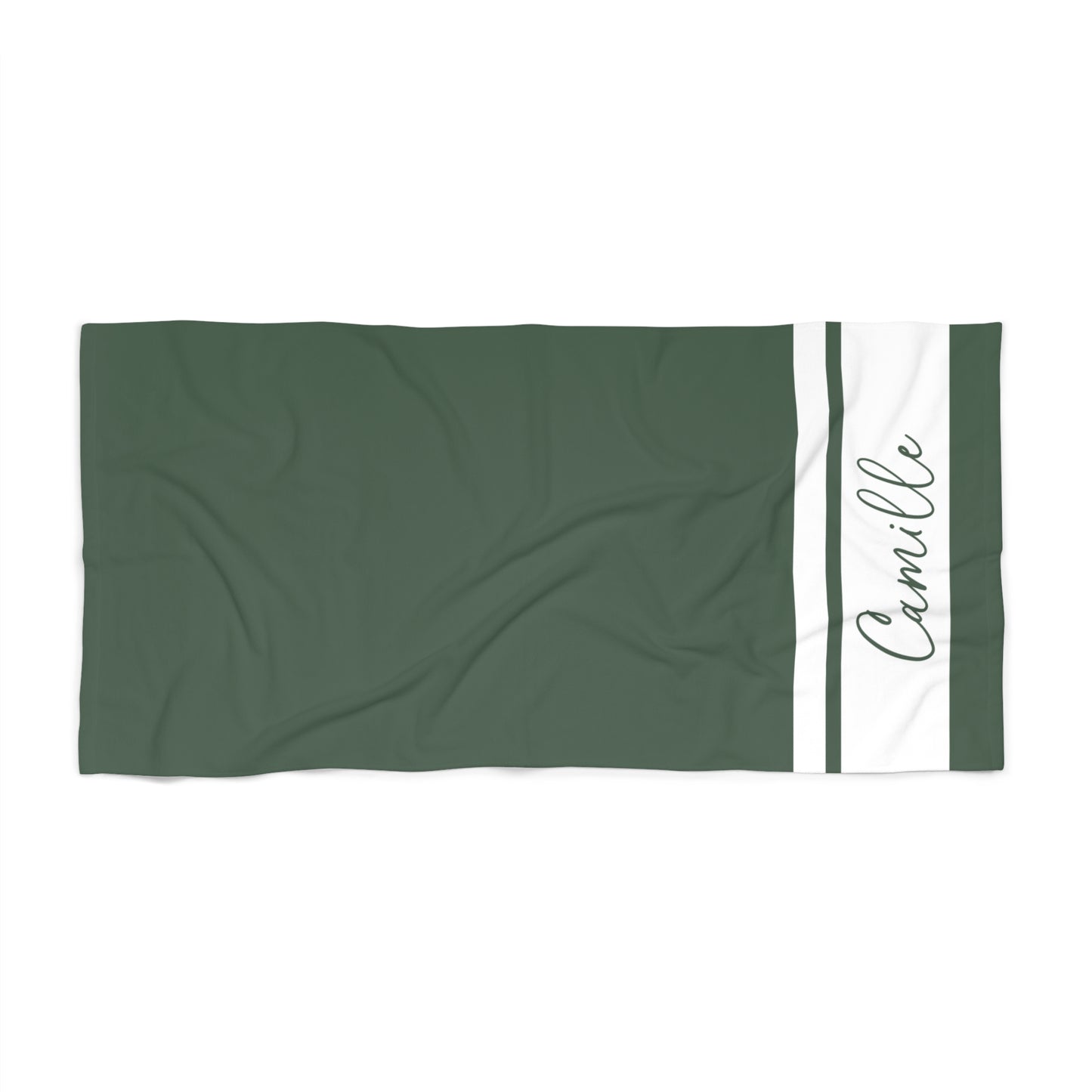 Custom Solid Beach Towel