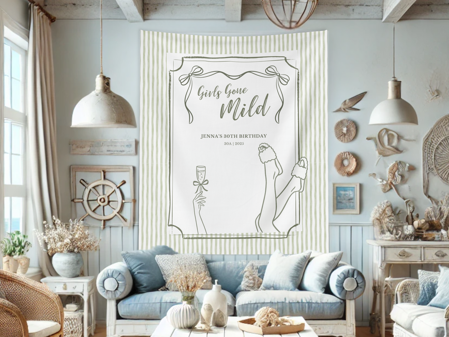 Girls Gone Mild Banner Backdrop