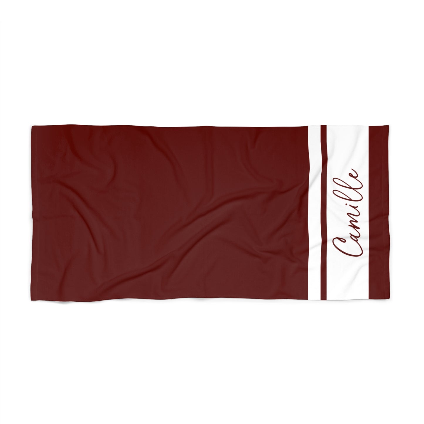 Custom Solid Beach Towel