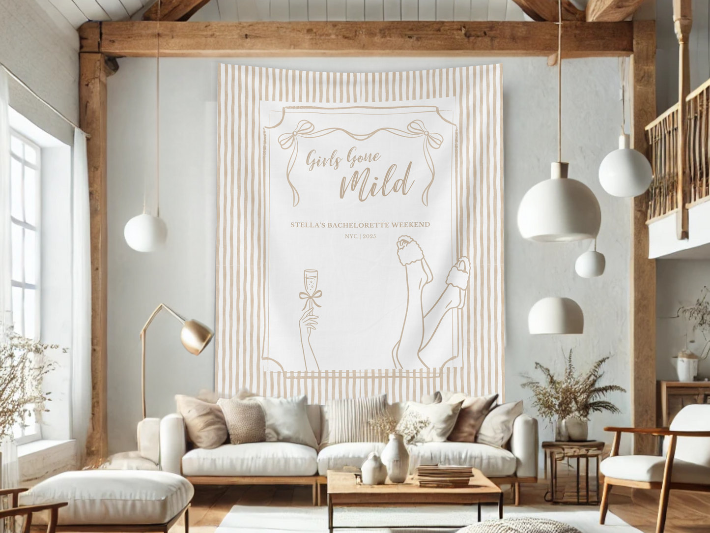Girls Gone Mild Banner Backdrop