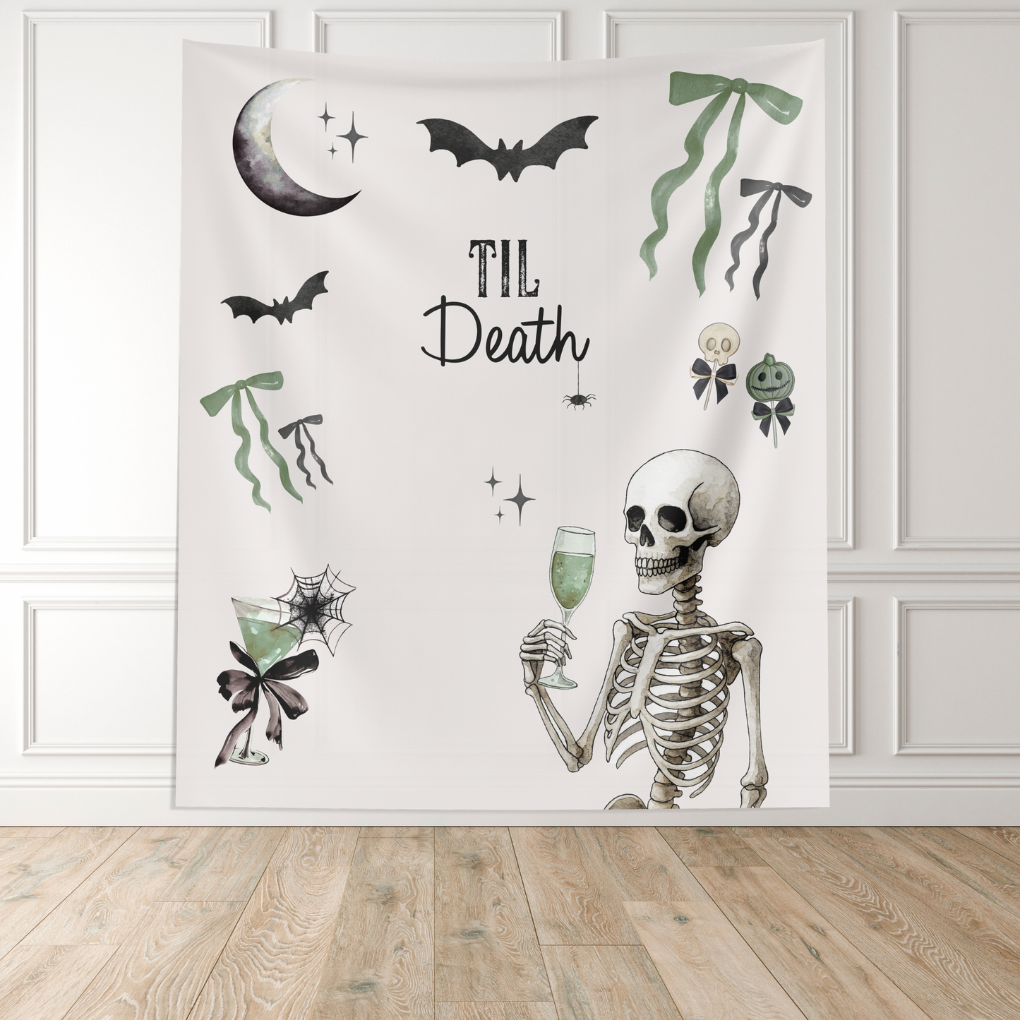 Bows & Bubbles Halloween Party Banner