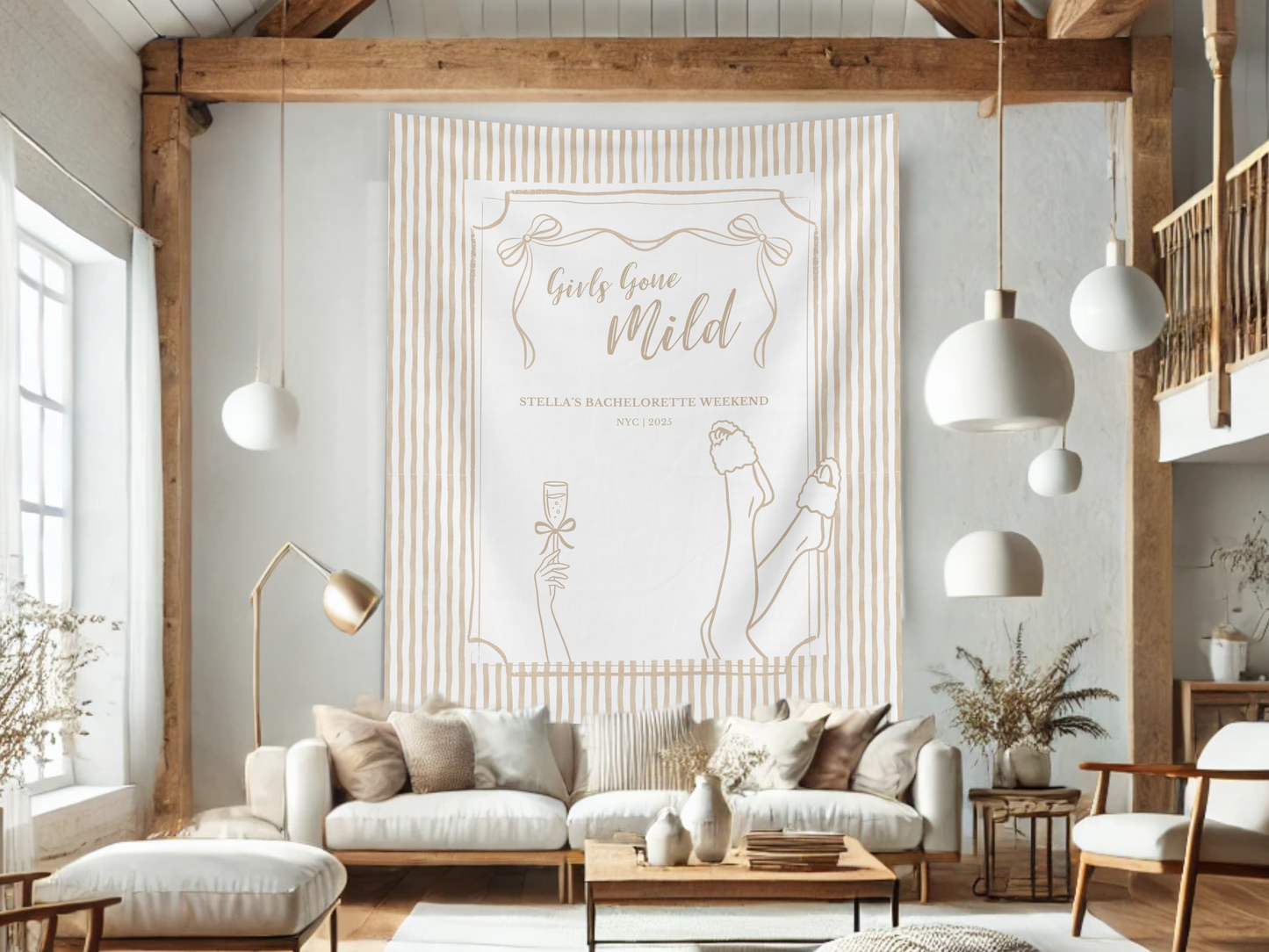 Girls Gone Mild Banner Backdrop