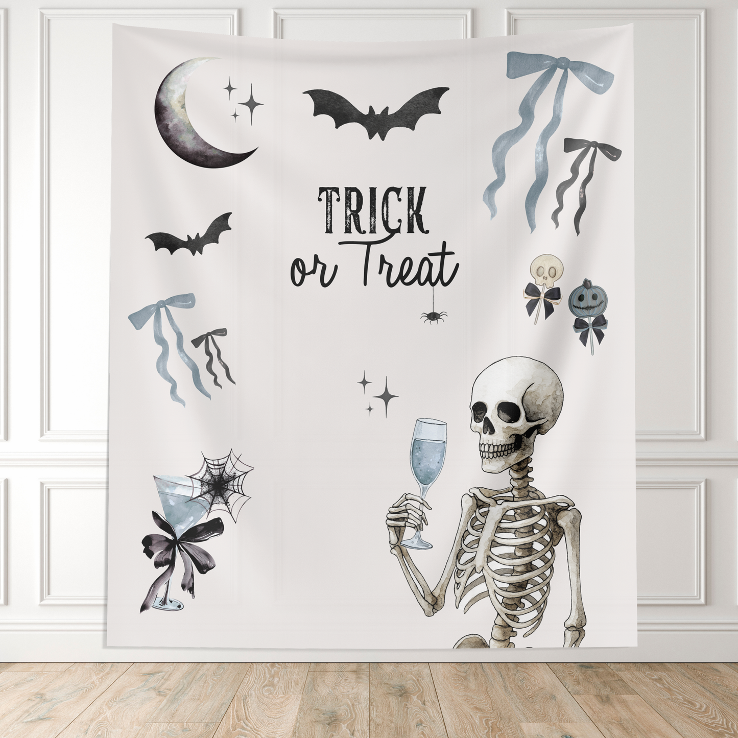 Bows & Bubbles Halloween Party Banner
