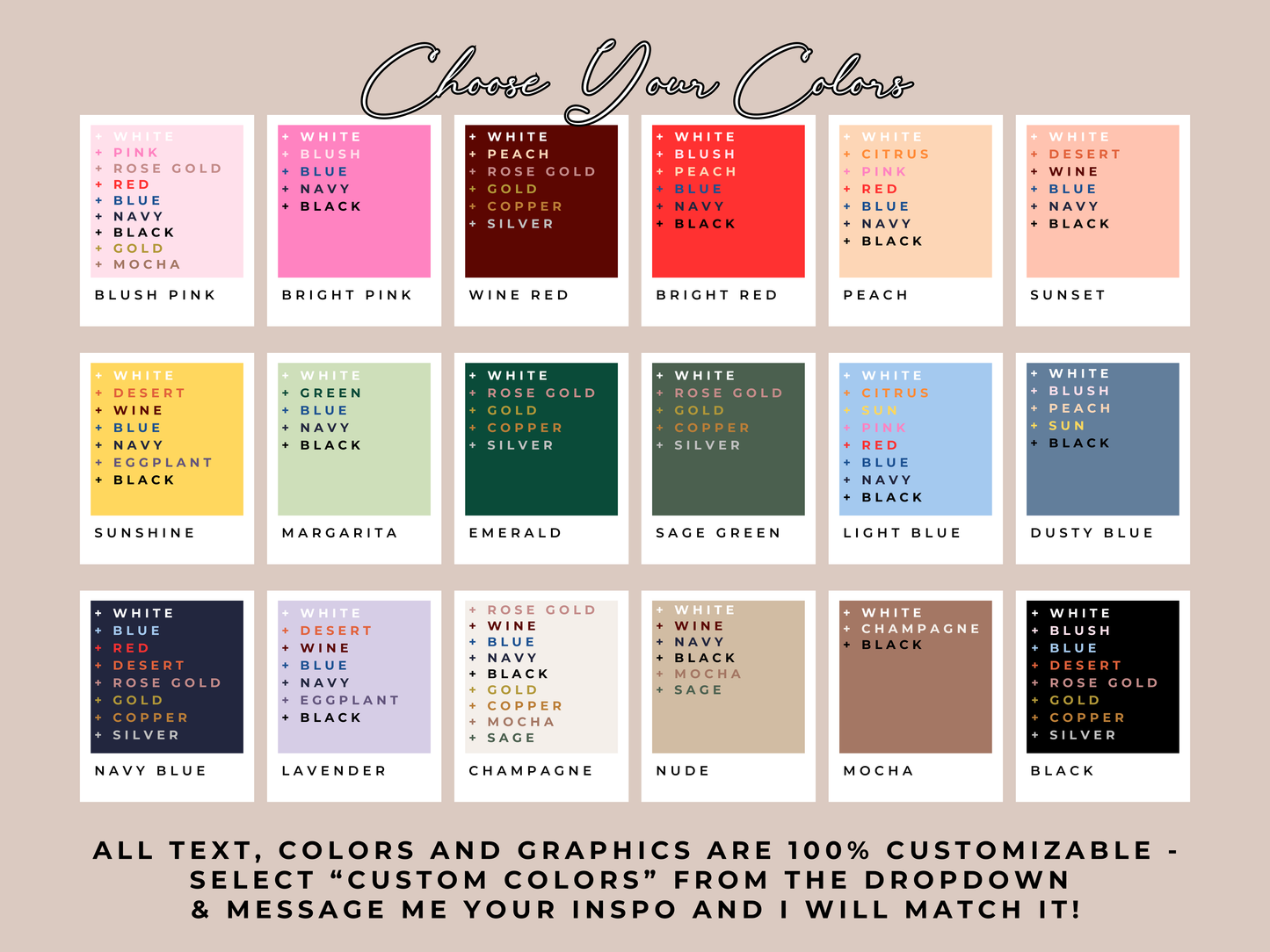 Bow & Champagne Custom Banner