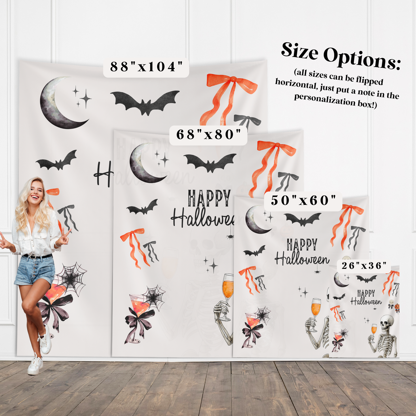 Bows & Bubbles Halloween Party Banner