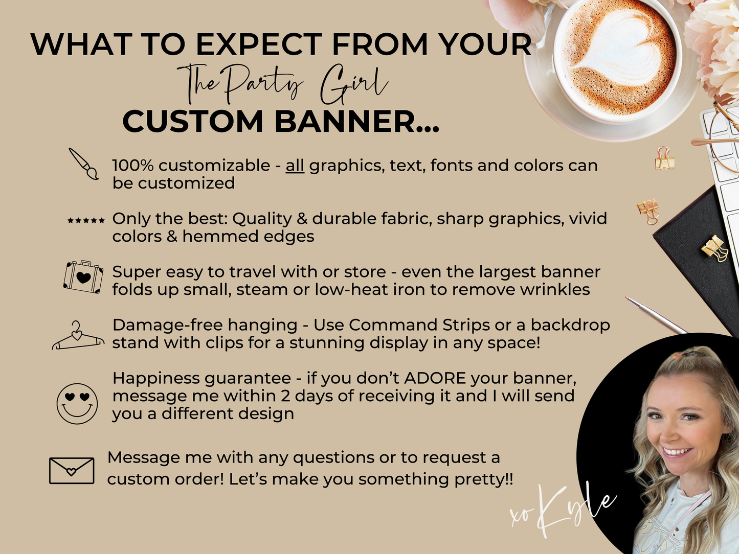 Bows & Bubbles Halloween Party Banner