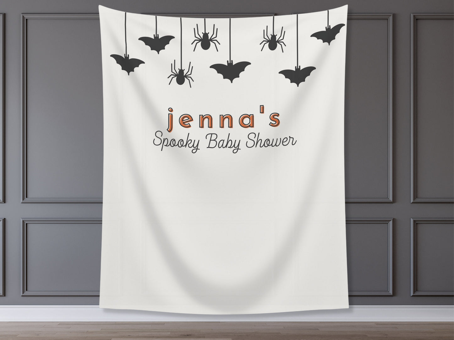 Completely Customizable Halloween Spooktacular Party Banner | Baby Shower, Birthday or Halloween Party Backdrop | Little Boo | Spooky One