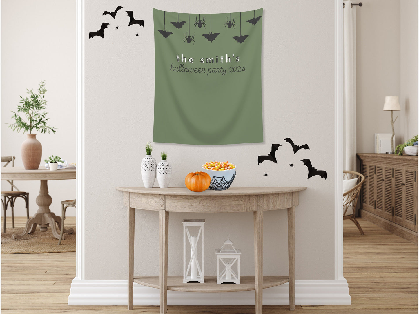 Completely Customizable Halloween Spooktacular Party Banner | Baby Shower, Birthday or Halloween Party Backdrop | Little Boo | Spooky One