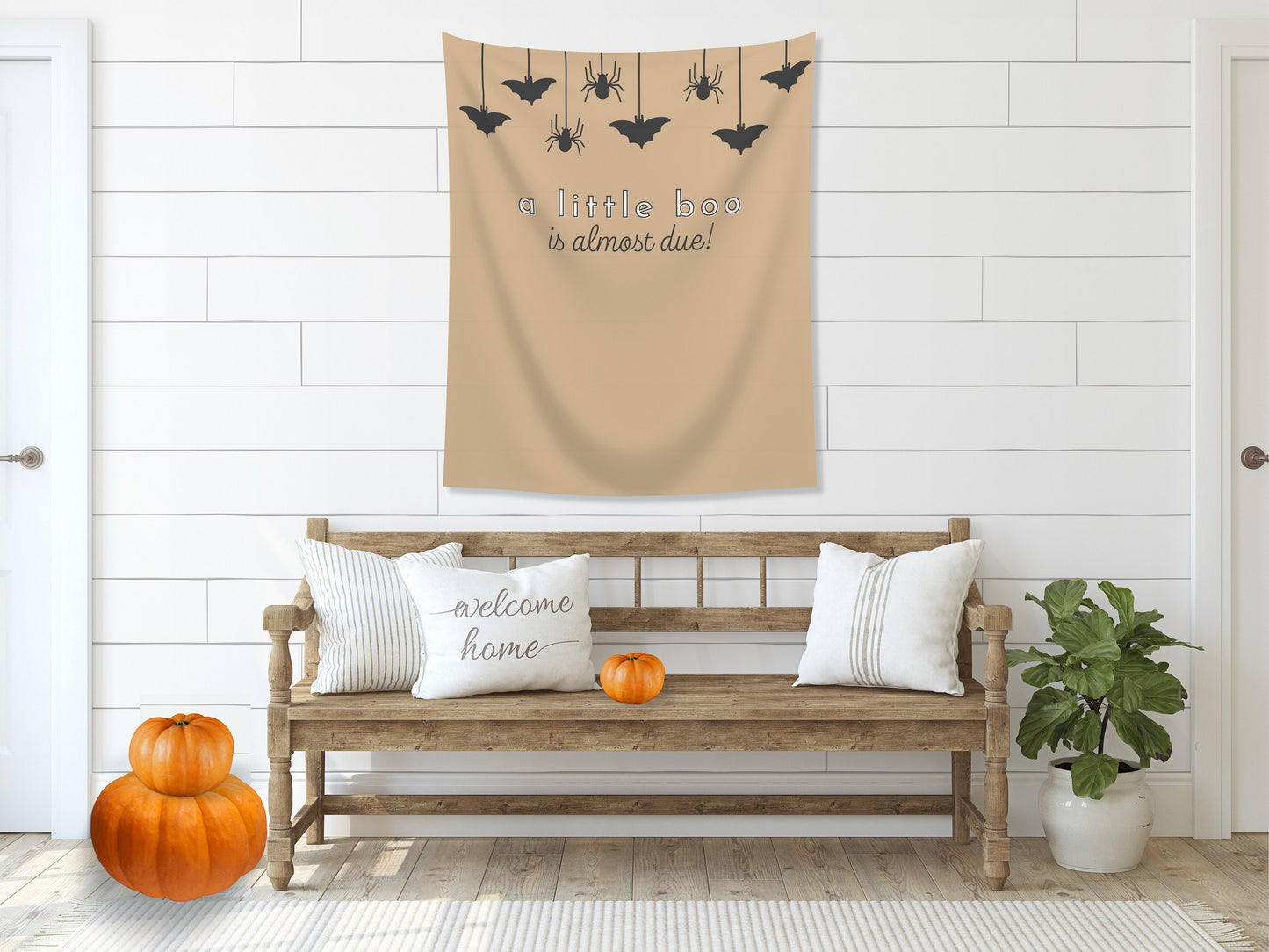Completely Customizable Halloween Spooktacular Party Banner | Baby Shower, Birthday or Halloween Party Backdrop | Little Boo | Spooky One