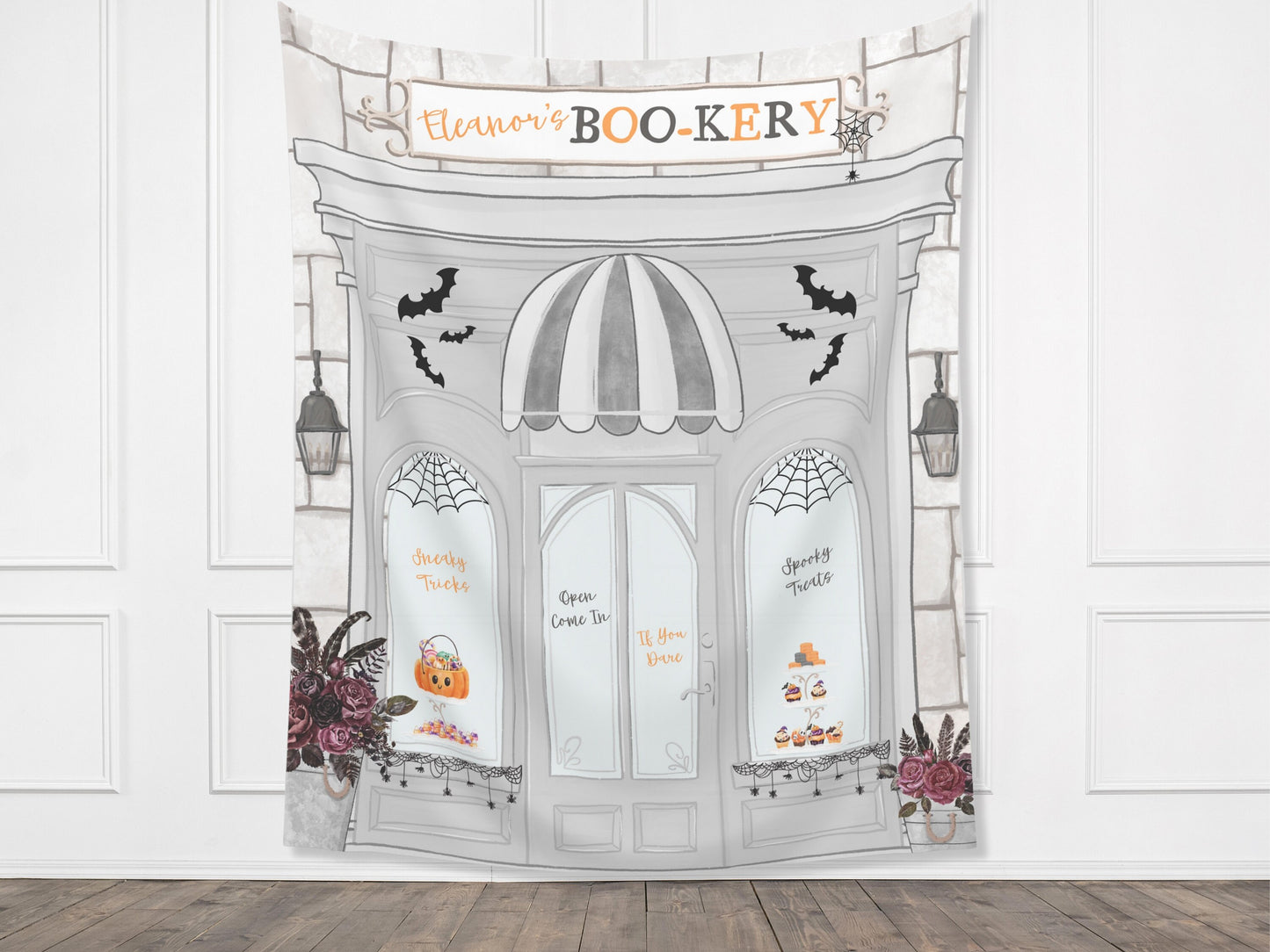 Spooky Vibes Bakery Kids Birthday Party - Trick or Treat - Cupcakes - Boo-kery - October Halloween Baby Shower Décor - Custom Backdrop
