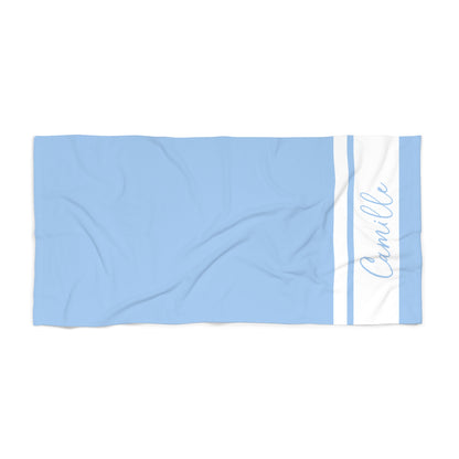 Custom Solid Beach Towel