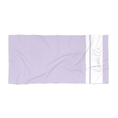 Custom Solid Beach Towel