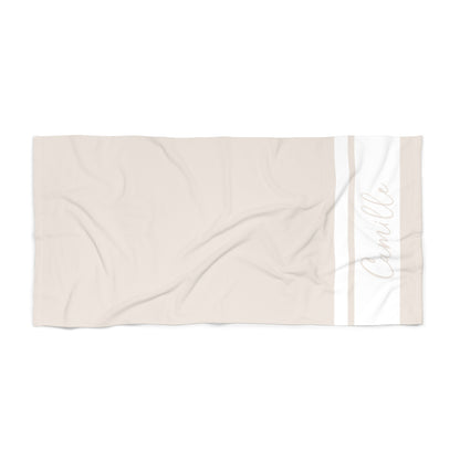 Custom Solid Beach Towel