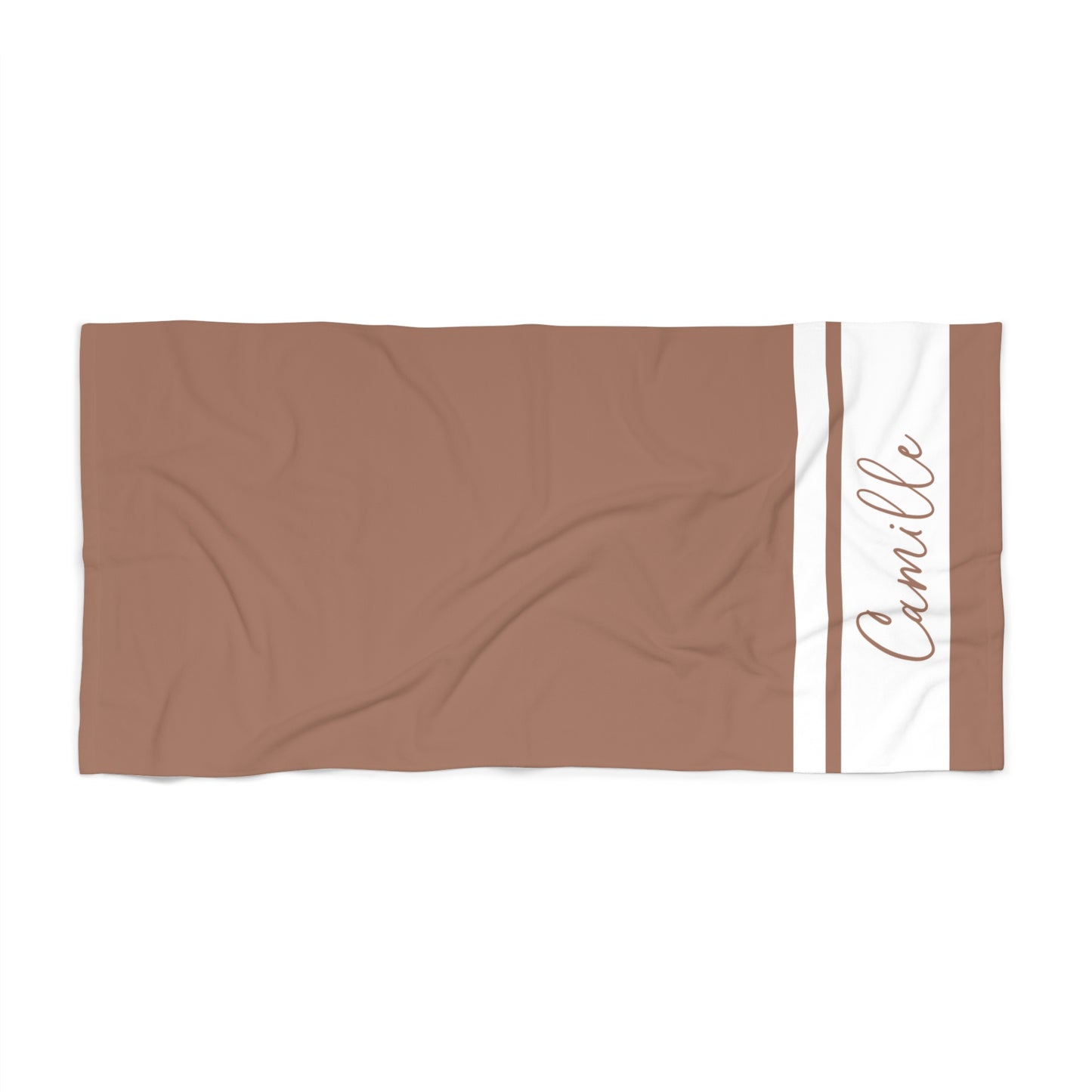Custom Solid Beach Towel