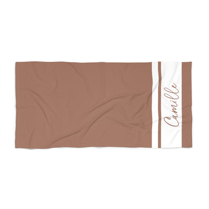 Custom Solid Beach Towel