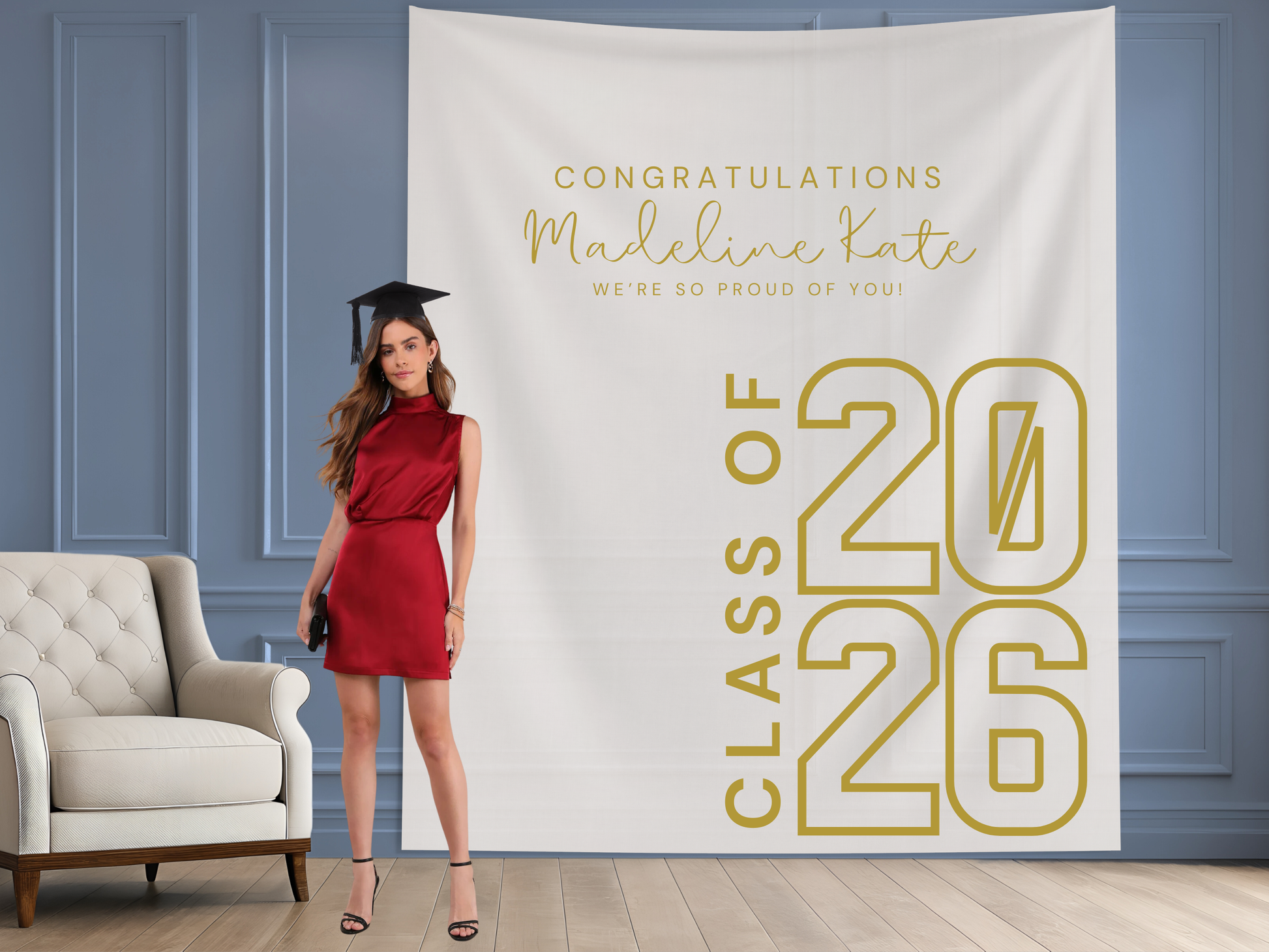 university graduation parents dress code Class of 2026 Custom Graduation Banner – The Party Girl