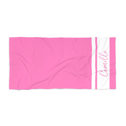 Custom Solid Beach Towel