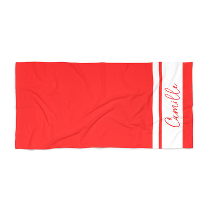 Custom Solid Beach Towel