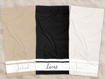 Custom Solid Beach Towel