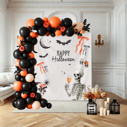 Bows & Bubbles Halloween Party Banner