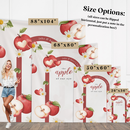 Apple of Our Eye Custom Banner