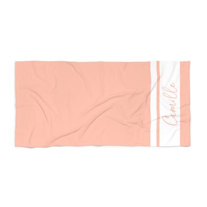 Custom Solid Beach Towel