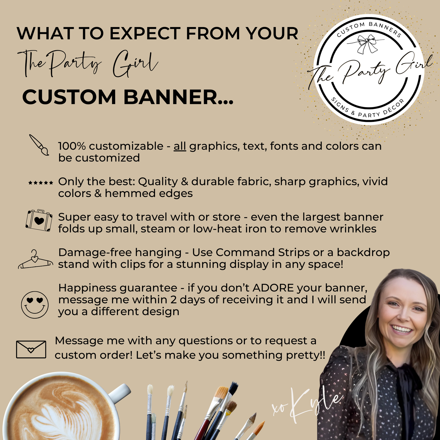 Apple of Our Eye Custom Banner