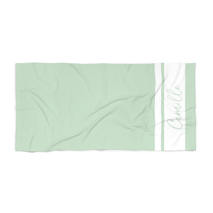 Custom Solid Beach Towel