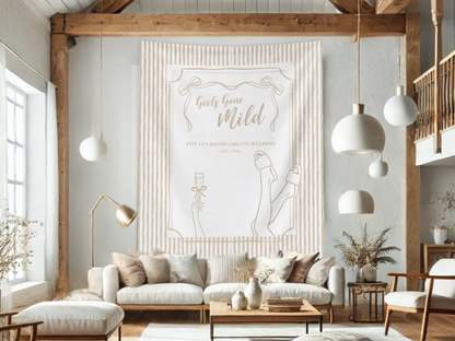 Girls Gone Mild Banner Backdrop