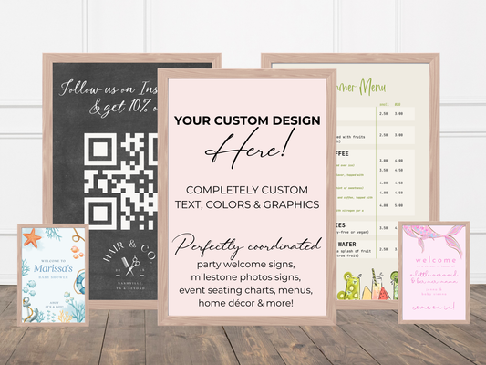 Custom Sign Designed For You