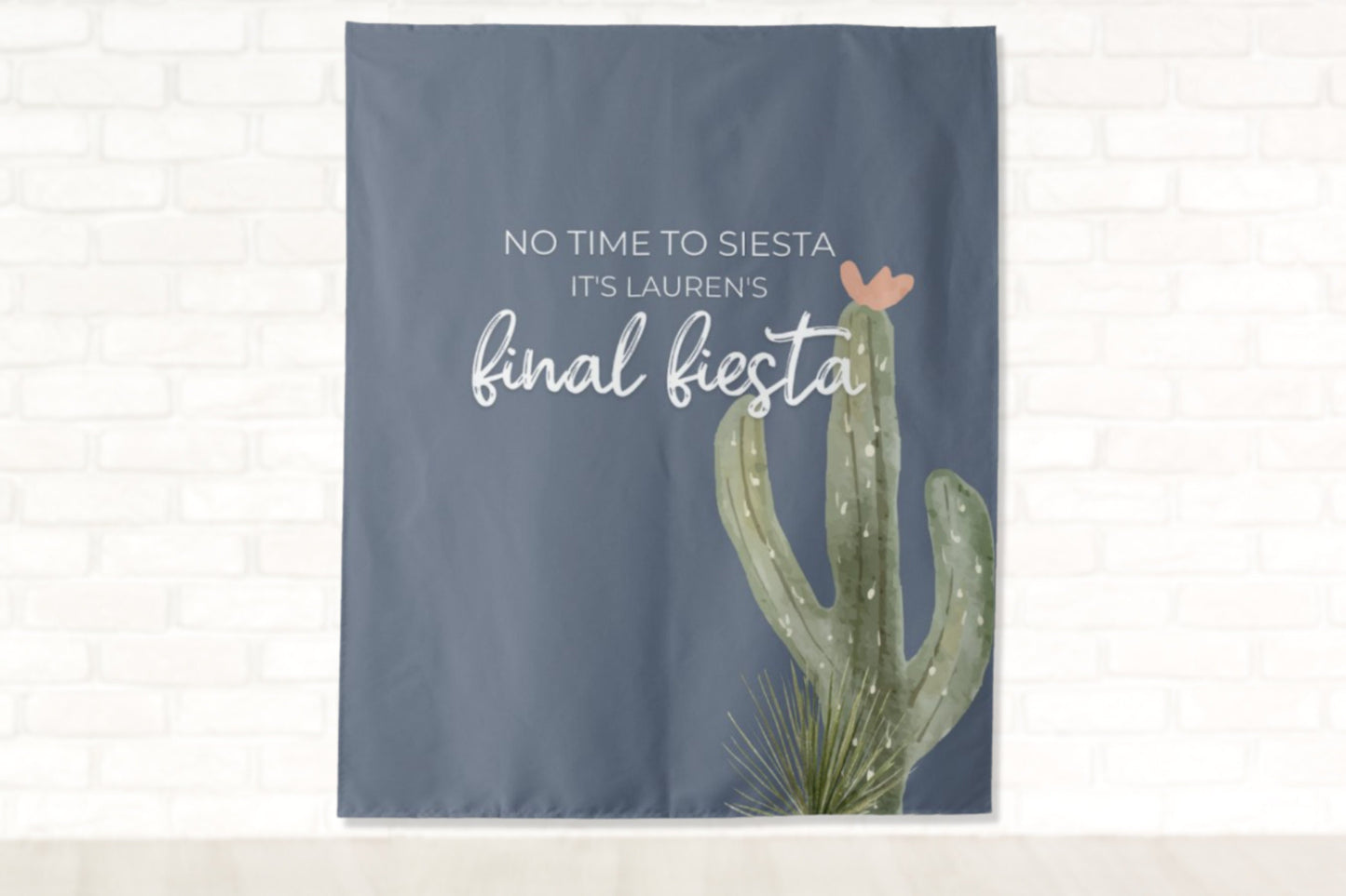 Cactus Love Final Fiesta Bachelorette Party Banner