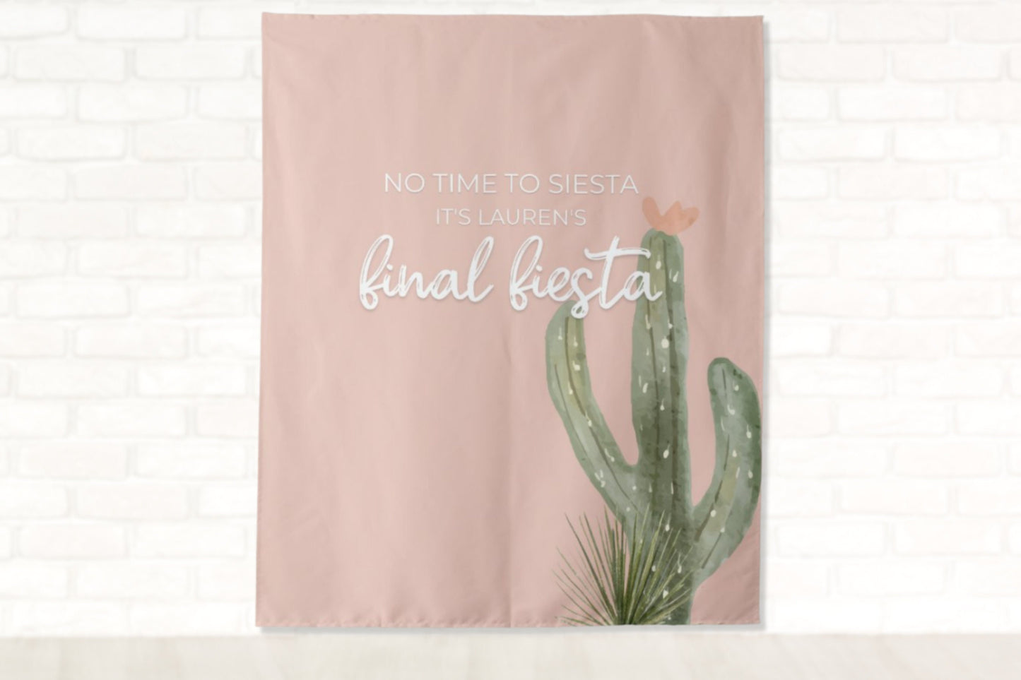 Cactus Love Final Fiesta Bachelorette Party Banner