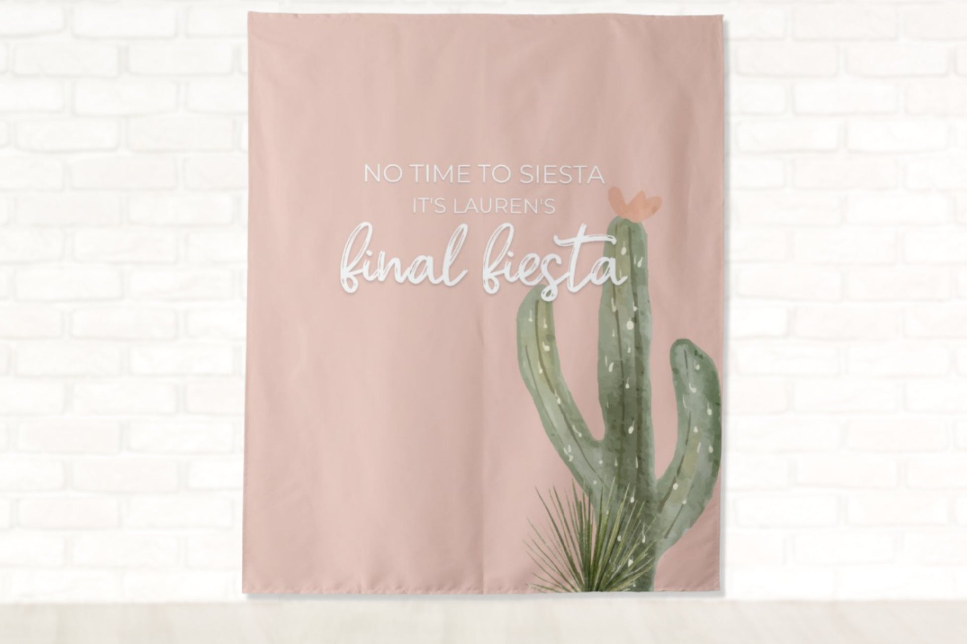 Cactus Love Final Fiesta Bachelorette Party Banner