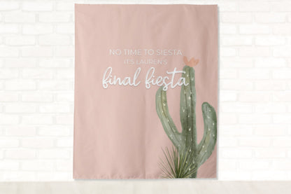Cactus Love Final Fiesta Bachelorette Party Banner