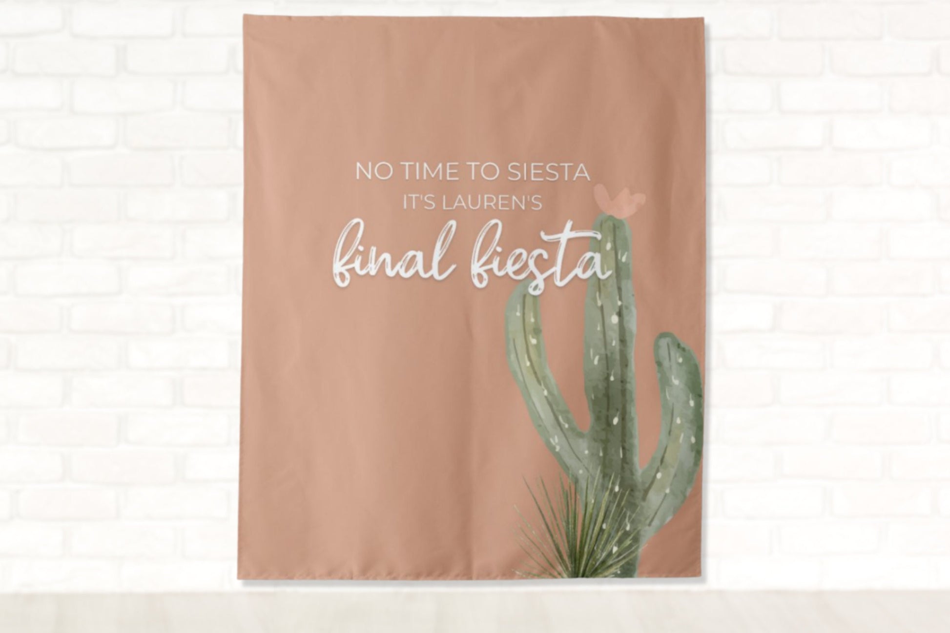 Cactus Love Final Fiesta Bachelorette Party Banner