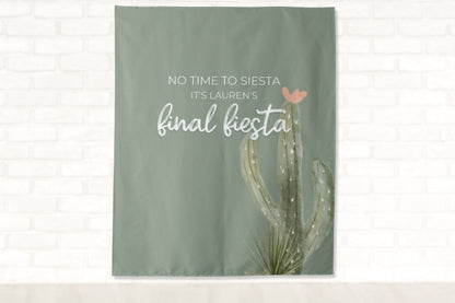 Cactus Love Final Fiesta Bachelorette Party Banner