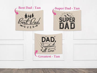 Father's Day Adventure Fabric Banner Father's Day Gift | Backdrop for Father's Day BBQ or Party