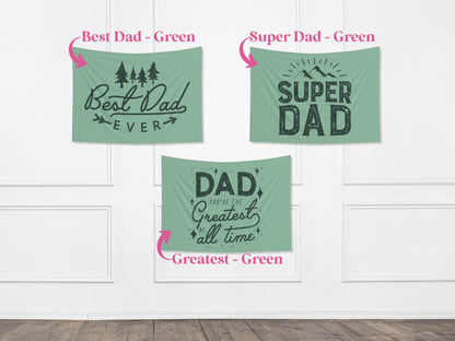 Father's Day Adventure Fabric Banner Father's Day Gift | Backdrop for Father's Day BBQ or Party