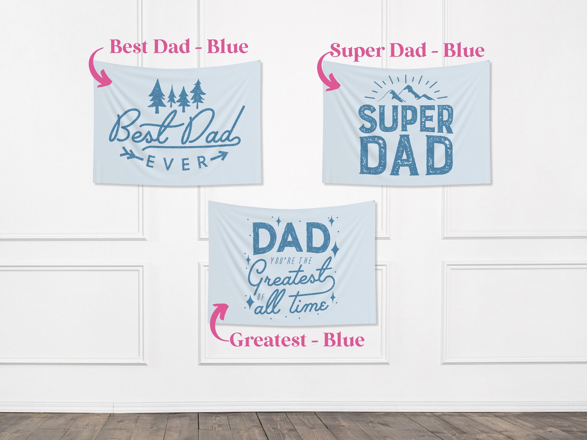 Father's Day Adventure Fabric Banner Father's Day Gift | Backdrop for Father's Day BBQ or Party