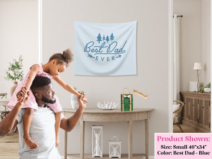 Father's Day Adventure Fabric Banner Father's Day Gift | Backdrop for Father's Day BBQ or Party