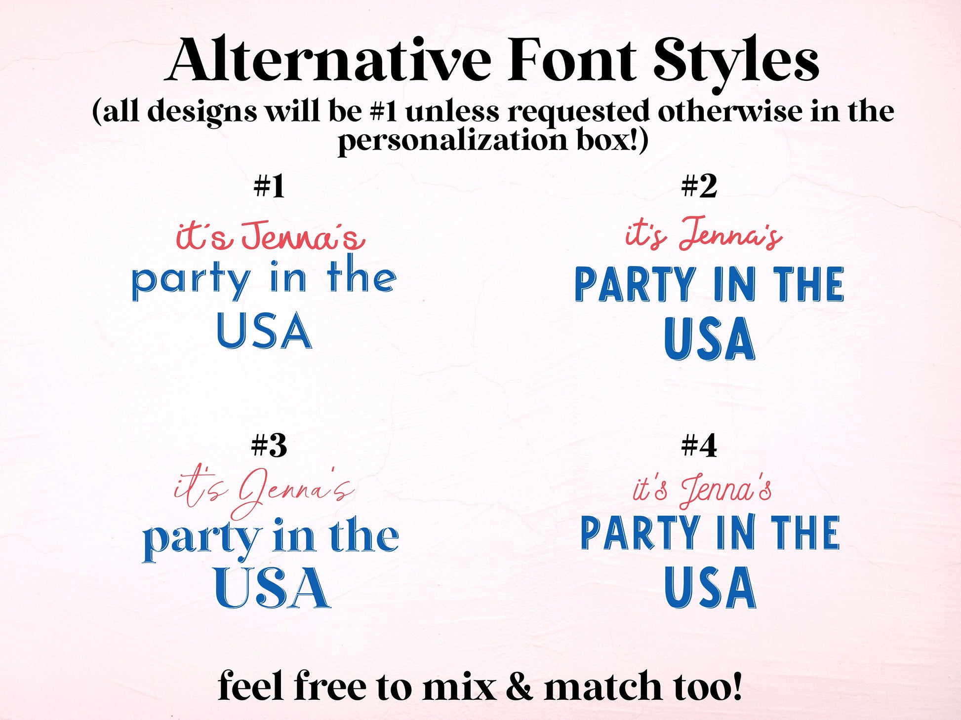 It's a Party in the USA Custom Text Party Backdrop | 4th of July Personalized Banner | Birthday, Bachelorette, 30th, Pool Party or BBQ Décor