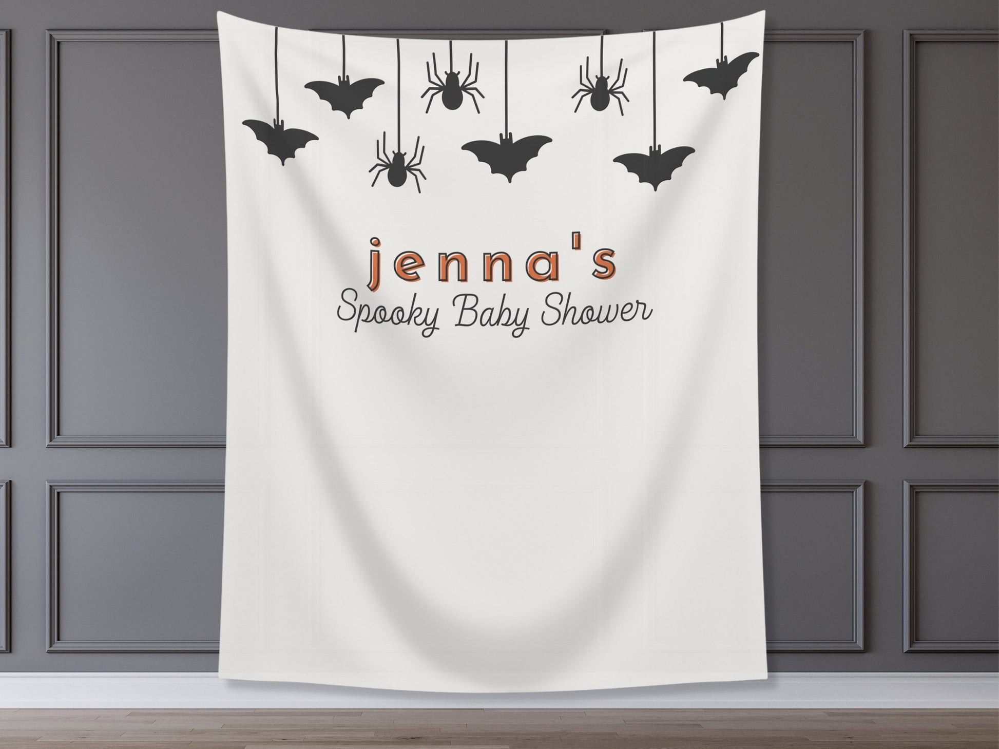Completely Customizable Halloween Spooktacular Party Banner | Baby Shower, Birthday or Halloween Party Backdrop | Little Boo | Spooky One