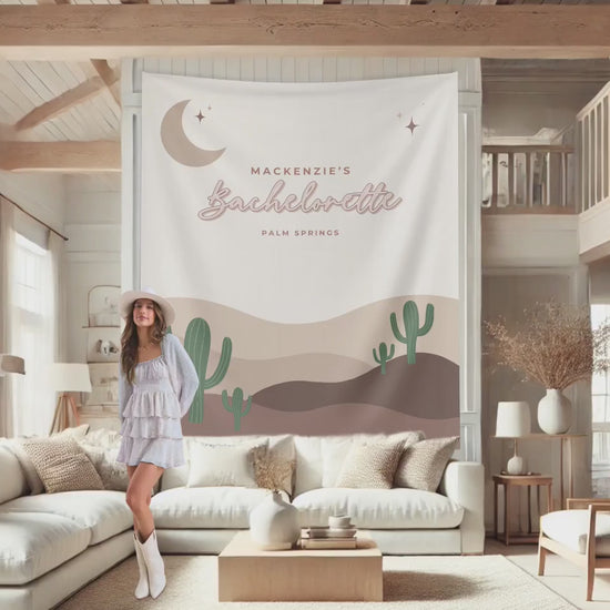 Custom Text Desert Bachelorette Party Décor, Scottsdale Before the Veil Balloons, Cactus Theme Bridal, Bachelorette Favors, Final Fiesta