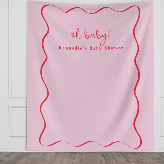 Baby Shower Custom Banner, Girl Baby Shower, Boy Shower, Pink Baby Shower, Blue Baby Shower, Baby in Bloom, It's a Boy, Oh Baby, Baby Name