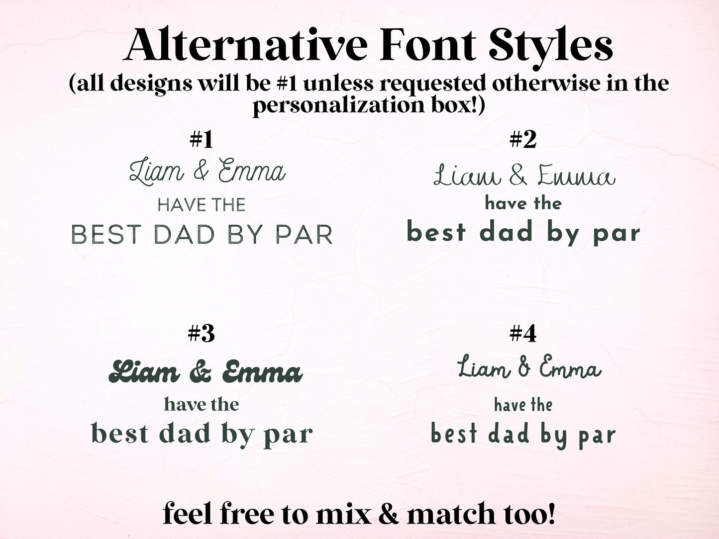 Best Dad By Par Customizable Fabric Banner Father's Day Golf Gift | Personalized Kid's Names Banner | Backdrop for Father's Day BBQ or Party